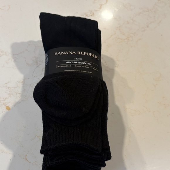 Banana Republic Other - Banana Republic Men's Classic Black Dress Socks